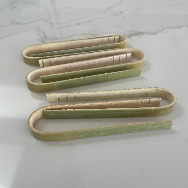 Mini Bamboo Tong Set