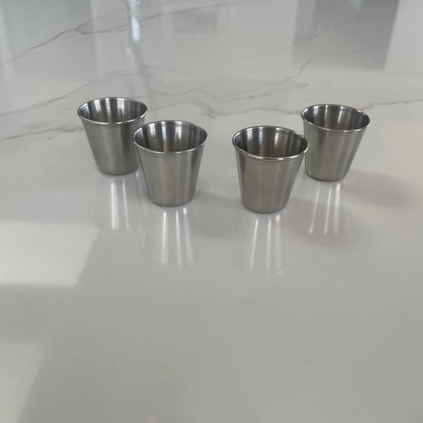 Mini stainless cup set