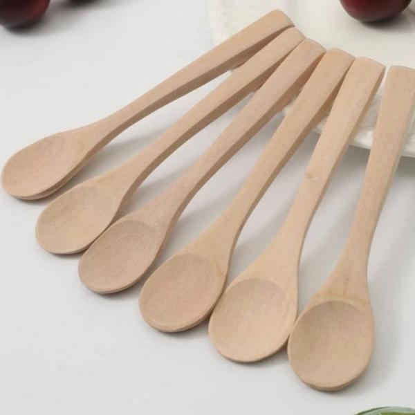 Round Top Wooden Teaspoon