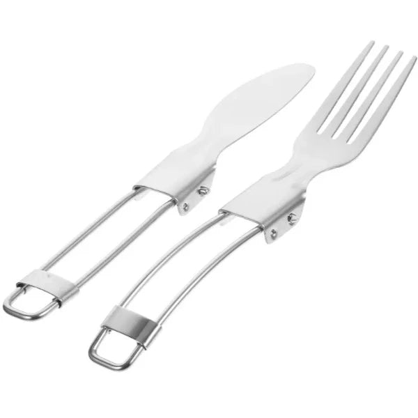 The Eco Kind Foldable Stainless Steel Knife and Fork Travel Set
