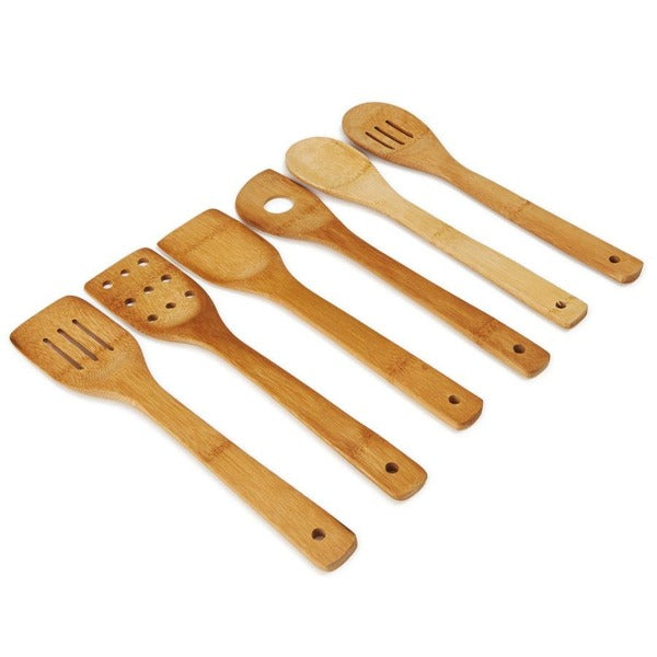 bamboo 6 piece cooking set the eco kind