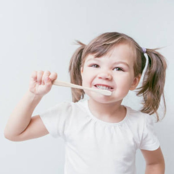 The Eco Kind Children's Bamboo Toothbrush.