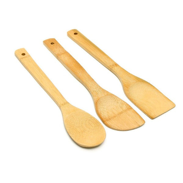 The Eco Kind Bamboo Cooking Set.