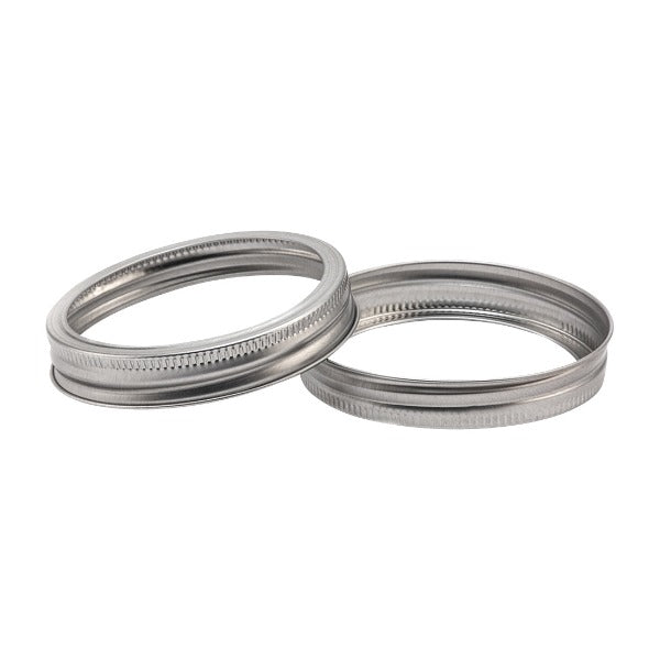 silver stainless steel jar ring, 86mm, loose part and heuristic play