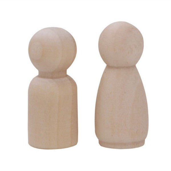 peg doll pair male and female heuristic play loose part play