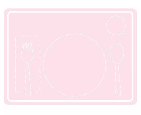 The Eco Kind Montessori Placemat Pink