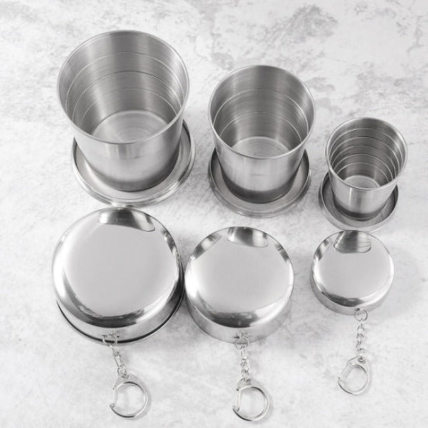 The Eco Kind Foldable Travel Stainless Steel Cup